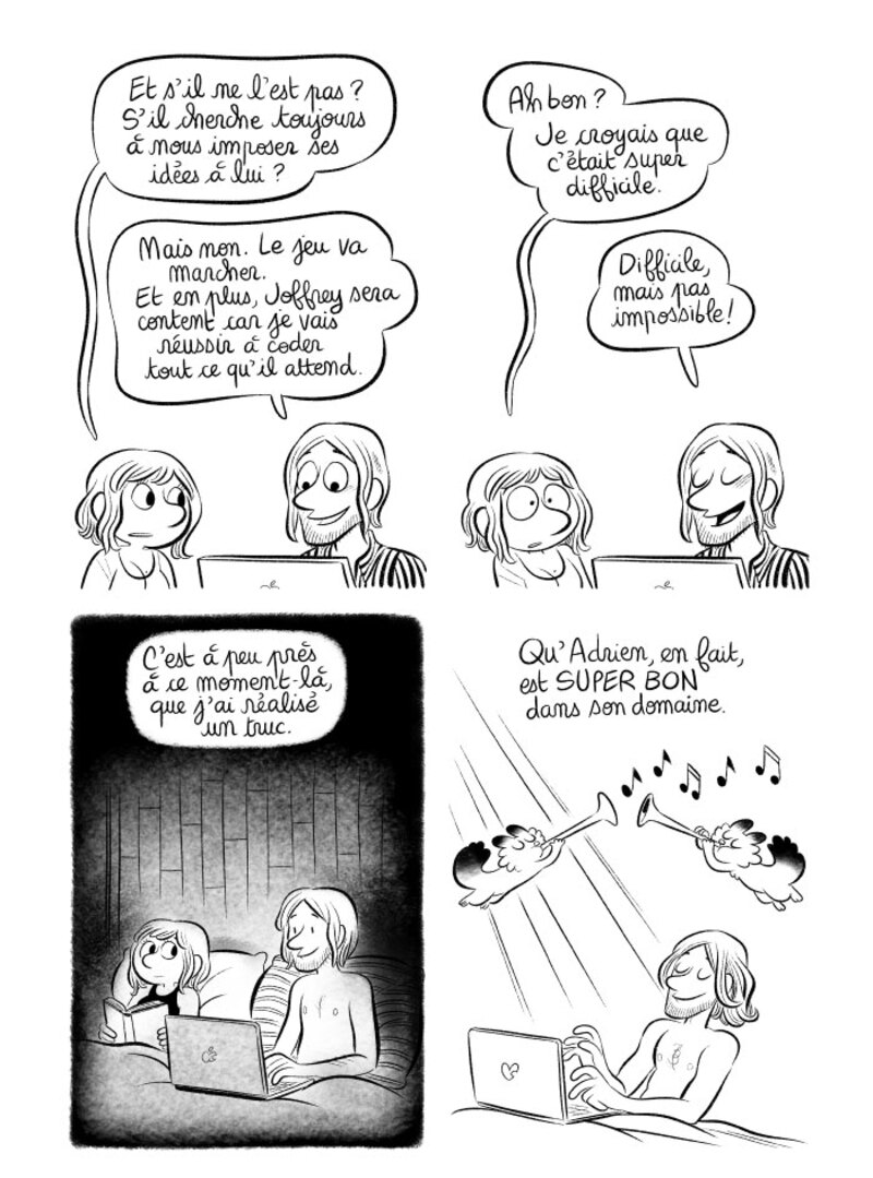 Illustration : BD : "J'ai créé ma startup iOS en Californie", par Laurel