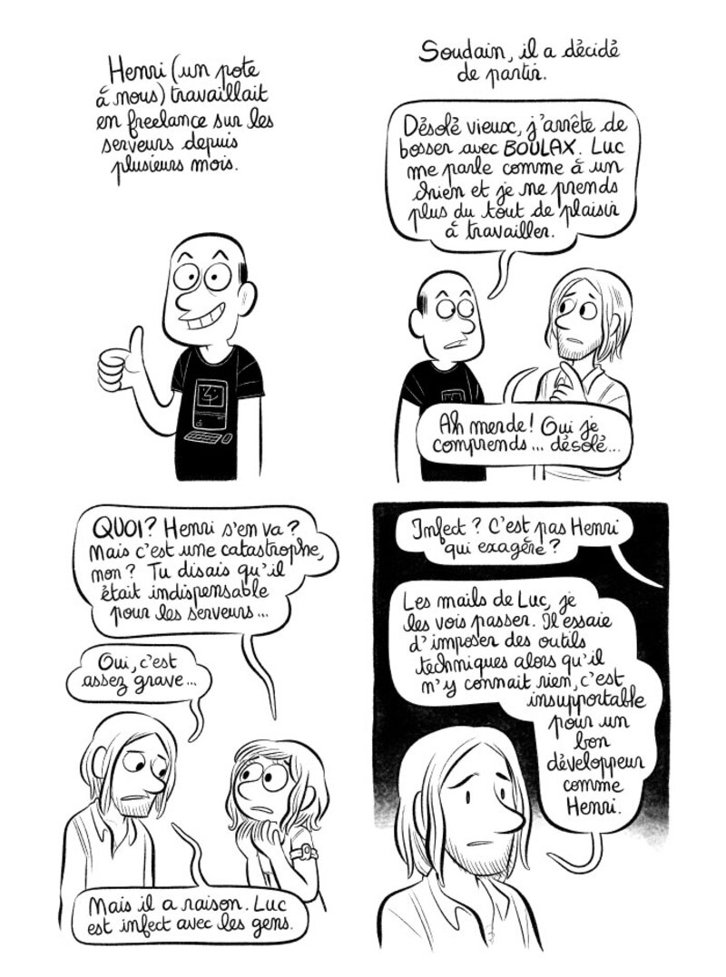 Illustration : BD : "J'ai créé ma startup iOS en Californie", par Laurel