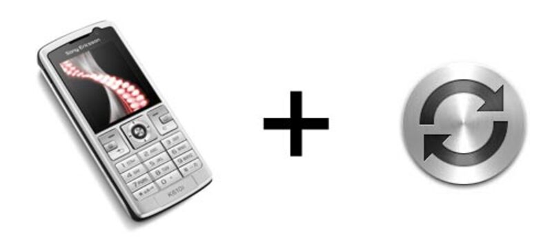 Illustration : Rendre le K610i compatible iSync