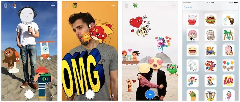 Facebook lance Stickered, pour coller des stickers sur nos photos