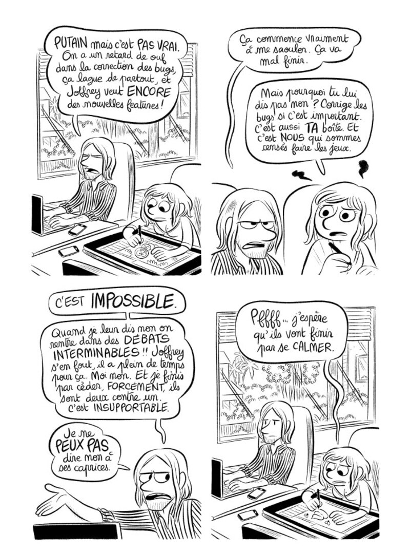 Illustration : BD : "J'ai créé ma startup iOS en Californie", par Laurel