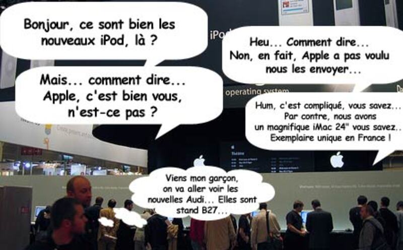 Illustration : Mercredi 13 à Apple expo