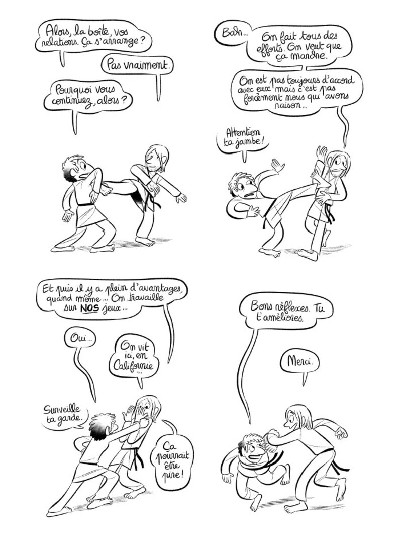 Illustration : BD : "J'ai créé ma startup iOS en Californie", par Laurel
