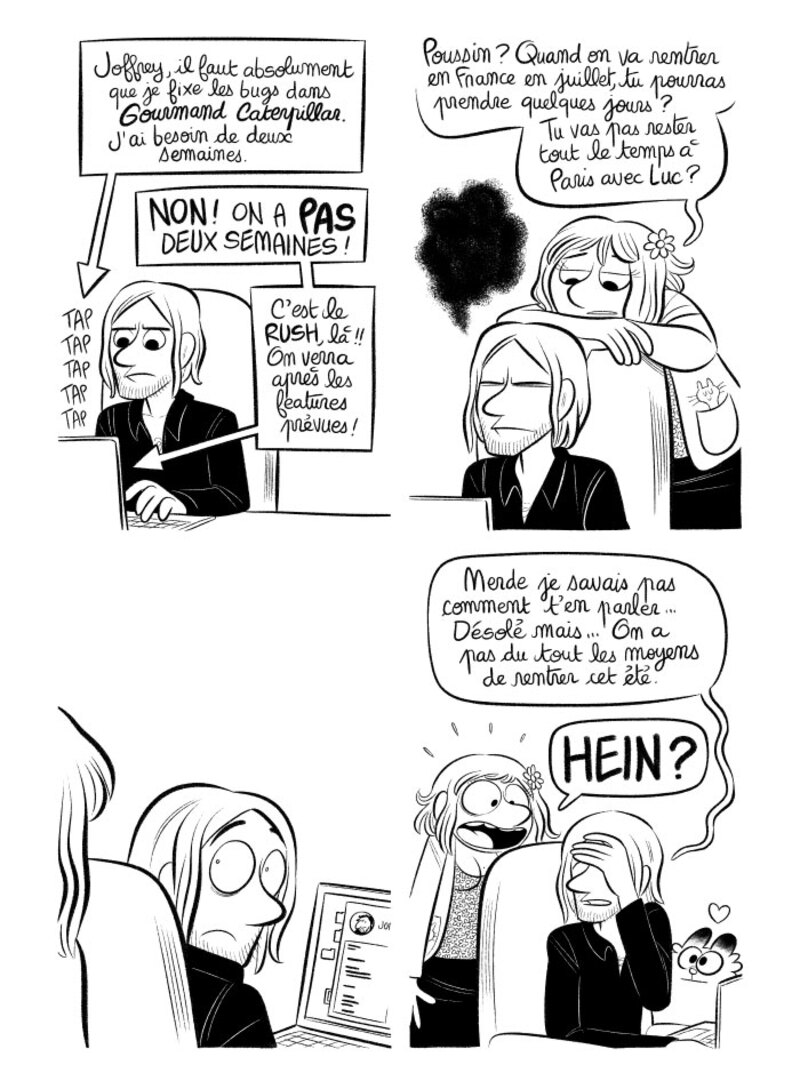 Illustration : BD : "J'ai créé ma startup iOS en Californie", par Laurel