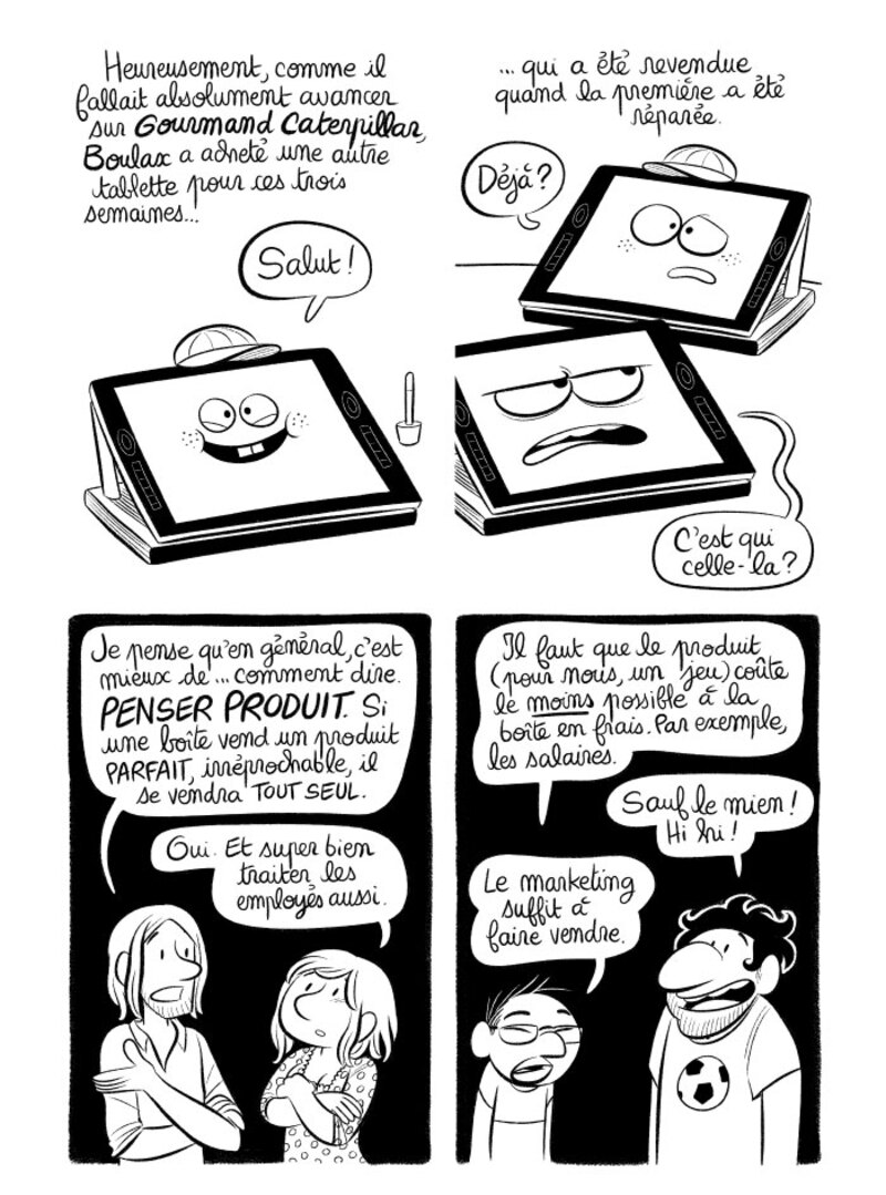 Illustration : BD : "J'ai créé ma startup iOS en Californie", par Laurel