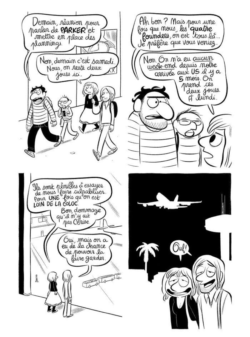 Illustration : BD : "J'ai créé ma startup iOS en Californie", par Laurel