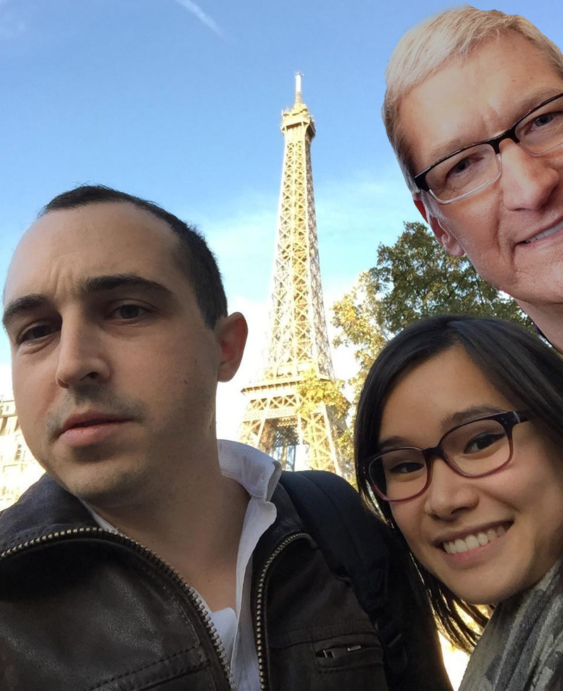 Illustration : Exclusif :Tim Cook est à Paris !