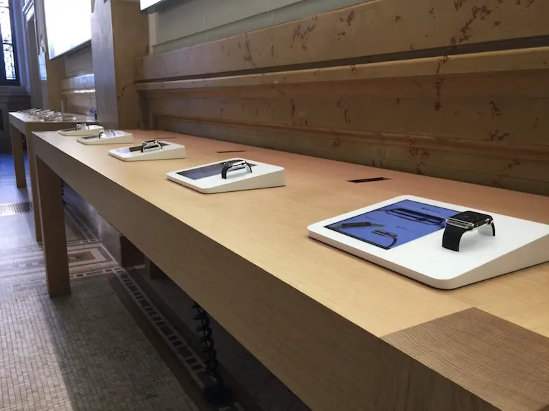 Comment essayer l'Apple Watch en boutique ? (photos)