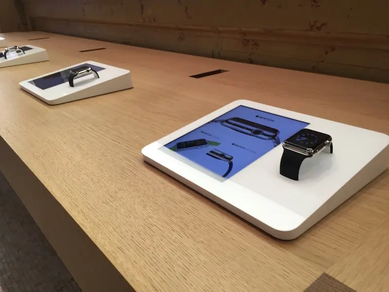 Comment essayer l'Apple Watch en boutique ? (photos)