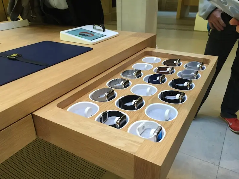 Comment essayer l'Apple Watch en boutique ? (photos)