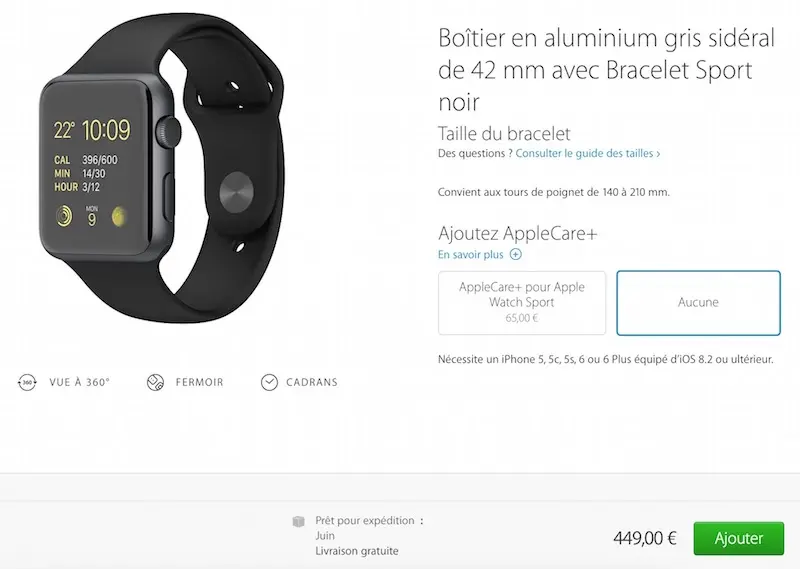 Apple Watch : des délais d'expédition (très) importants pour certains modèles