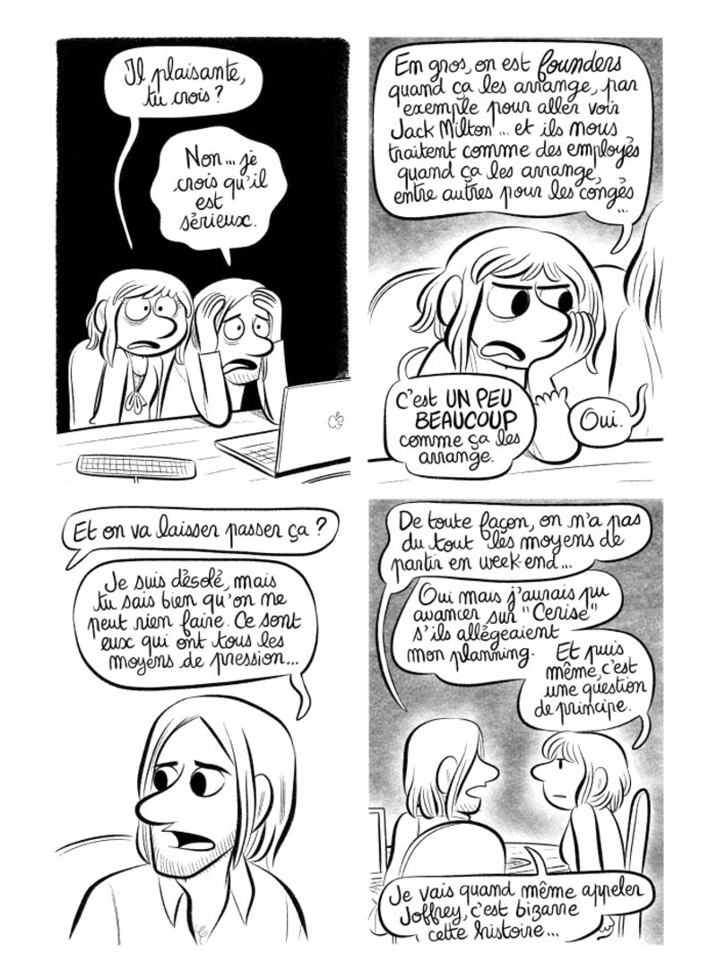 Illustration : BD : "J'ai créé ma startup iOS en Californie", par Laurel