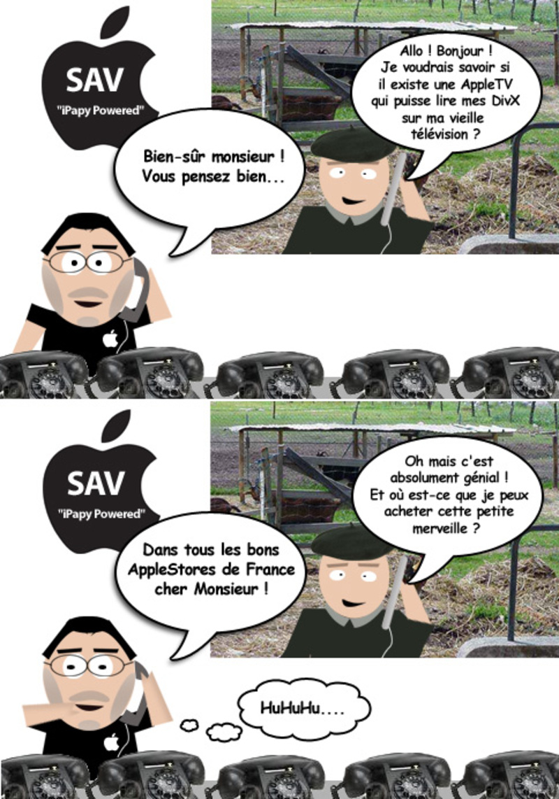 Illustration : Steve & France : SAV AppleTV
