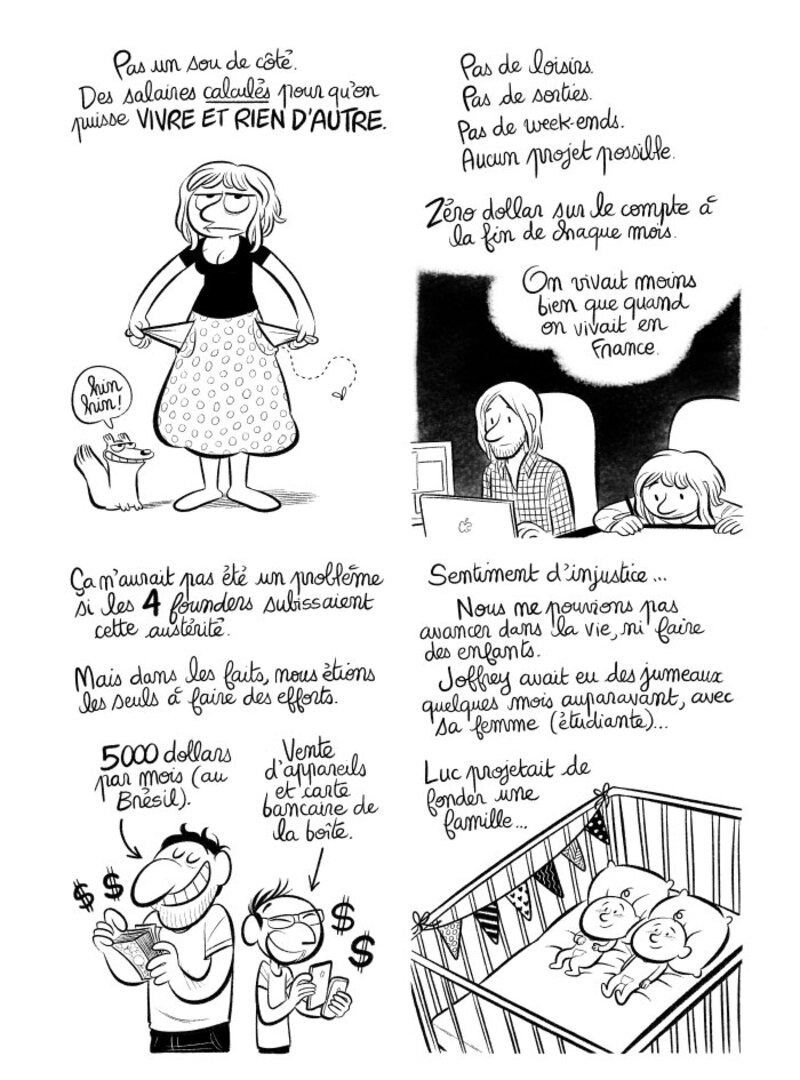Illustration : BD : "J'ai créé ma startup iOS en Californie", par Laurel