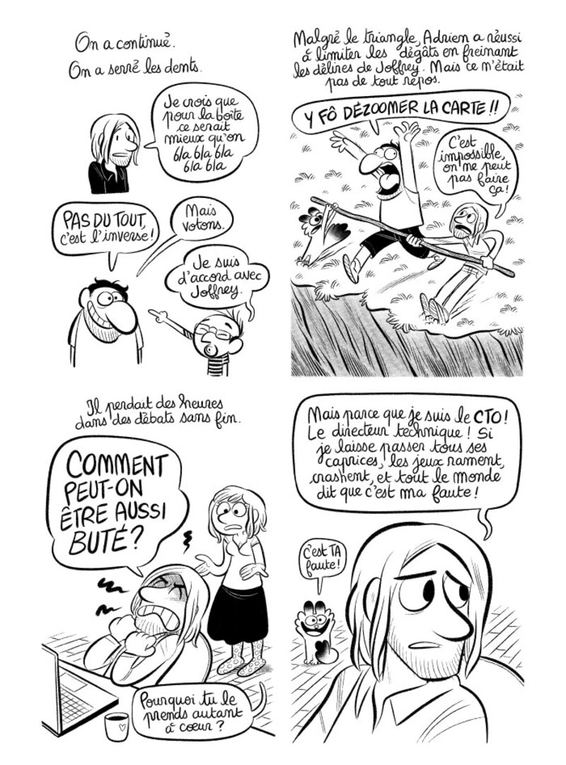 Illustration : BD : "J'ai créé ma startup iOS en Californie", par Laurel