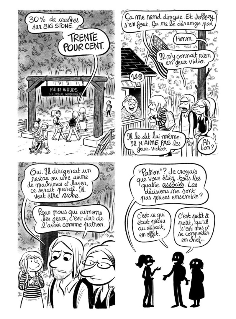 Illustration : BD : "J'ai créé ma startup iOS en Californie", par Laurel
