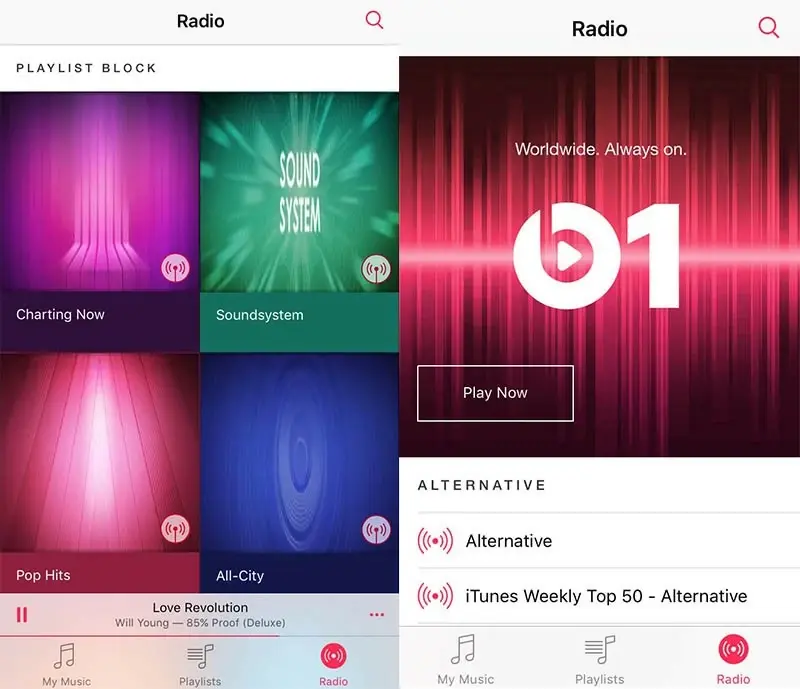 Apple Music et la radio "Beats 1" commencent à apparaitre sur les bêtas d'iOS 9 et iOS 8.4