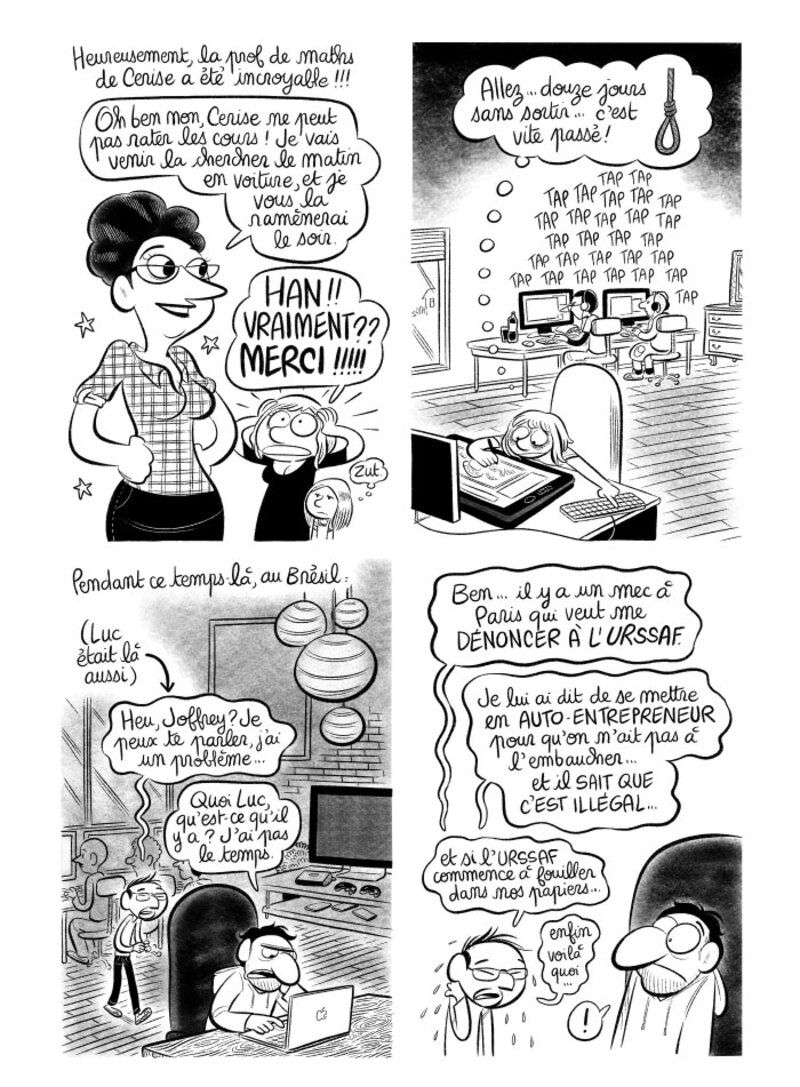Illustration : BD : "J'ai créé ma startup iOS en Californie", par Laurel