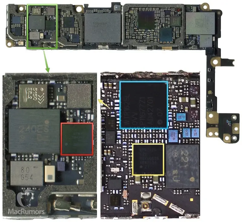 Un iPhone 6s qui démarre (presque) et de nouvelles photos de la carte-mère