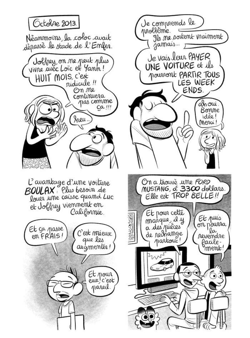 Illustration : BD : "J'ai créé ma startup iOS en Californie", par Laurel