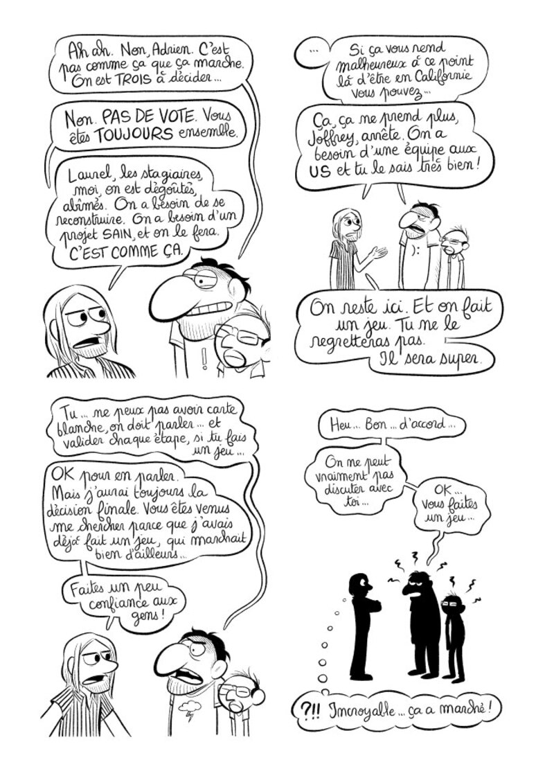Illustration : BD : "J'ai créé ma startup iOS en Californie", par Laurel