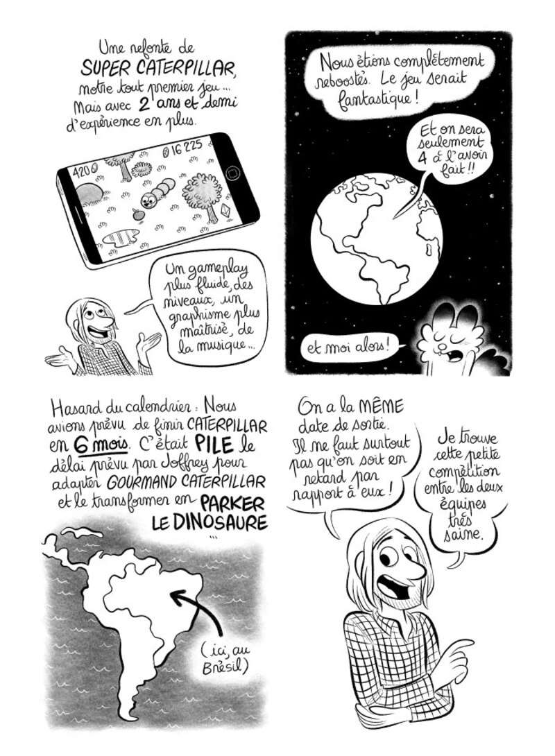Illustration : BD : "J'ai créé ma startup iOS en Californie", par Laurel