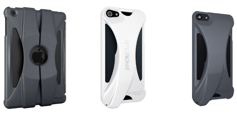 ampjacket, la coque qui amplifie passivement le son des iPhone, iPad mini...