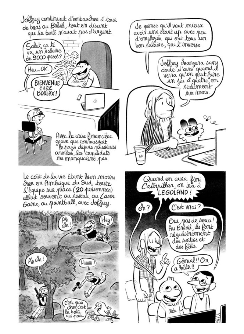 Illustration : BD : "J'ai créé ma startup iOS en Californie", par Laurel