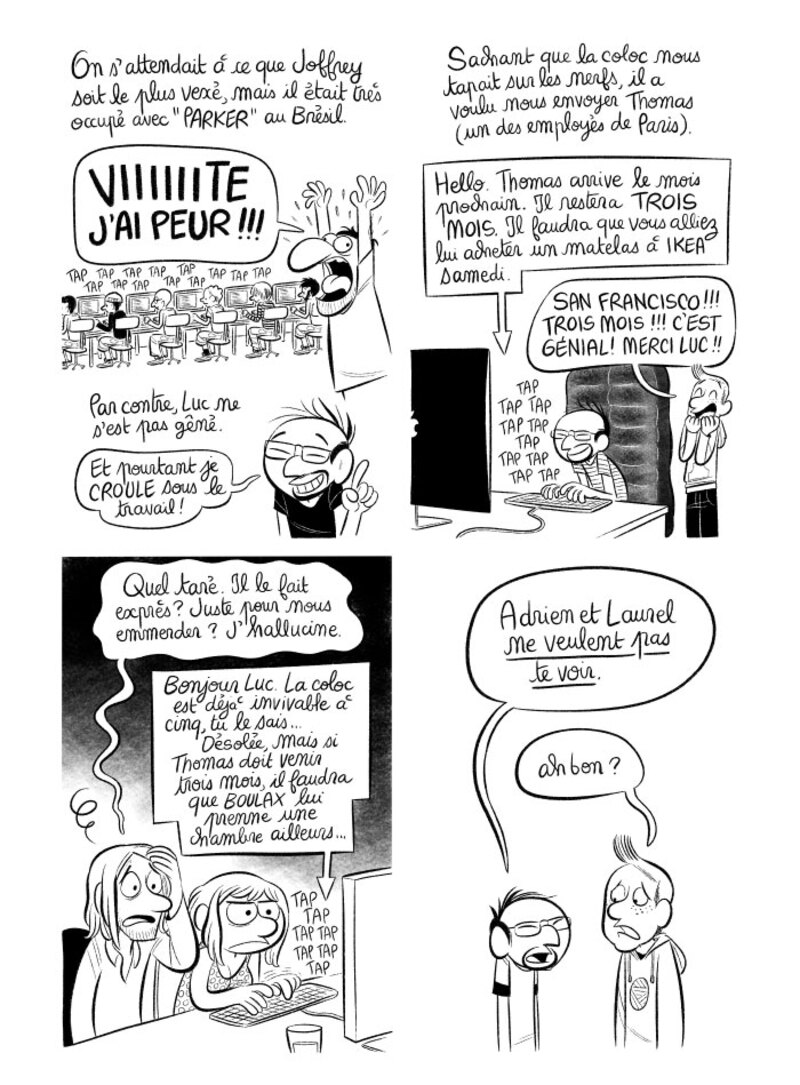 Illustration : BD : "J'ai créé ma startup iOS en Californie", par Laurel