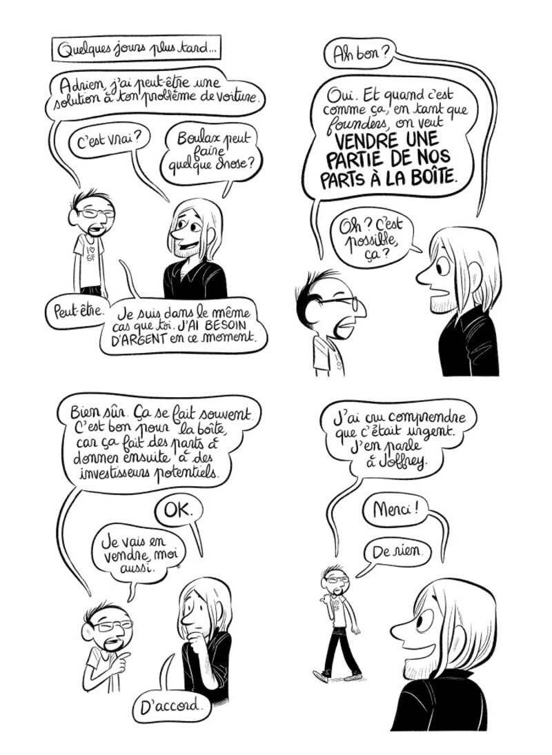 Illustration : BD : "J'ai créé ma startup iOS en Californie", par Laurel