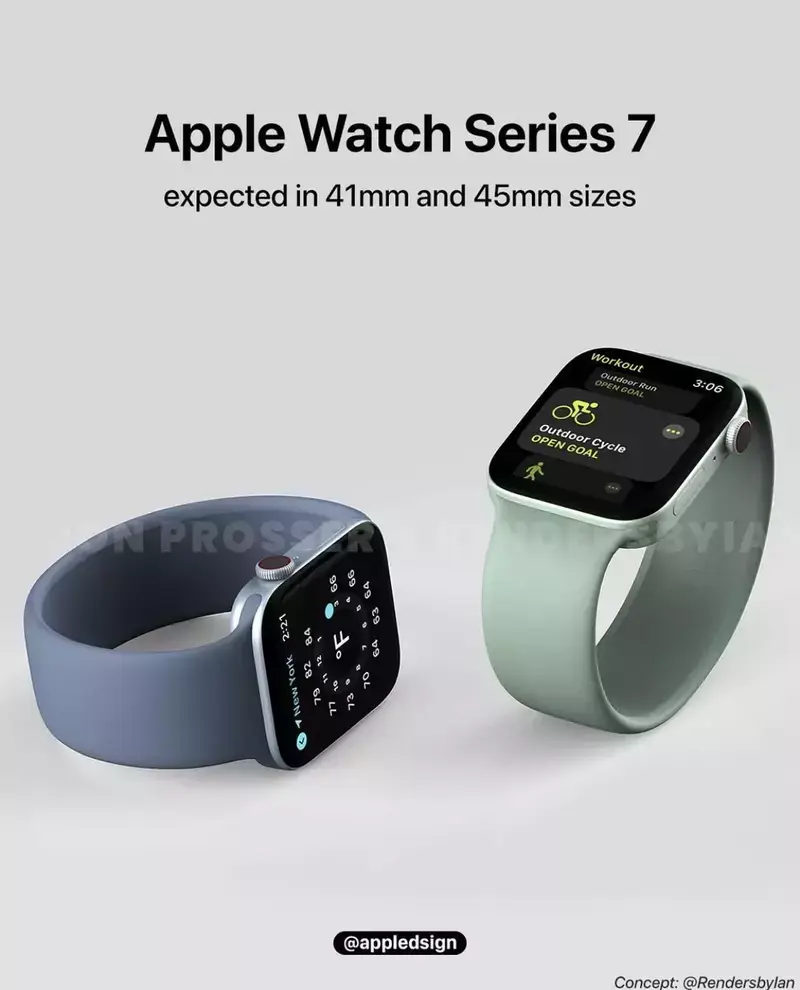 Le retour de la rumeur : une Apple Watch Pro à bords plats (47mm) pour le 7 septembre ?