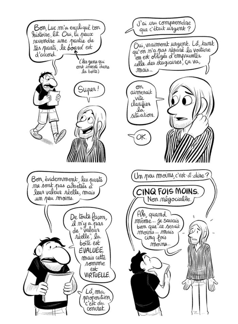 Illustration : BD : "J'ai créé ma startup iOS en Californie", par Laurel