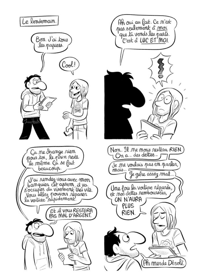 Illustration : BD : "J'ai créé ma startup iOS en Californie", par Laurel