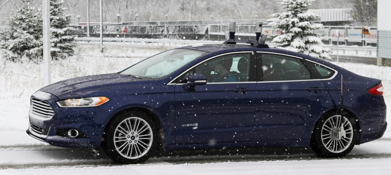 Illustration : Ford teste ses véhicules autonomes sur la neige (vidéo)