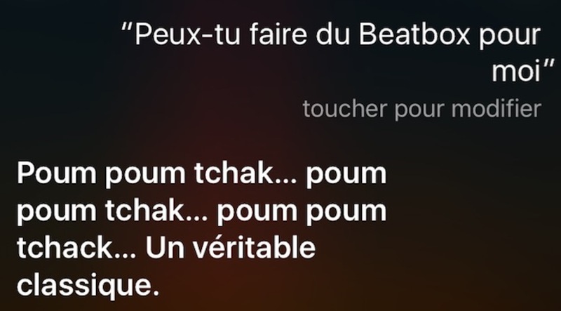 Illustration : Insolite : Siri est capable de faire du BeatBox (MAJ)
