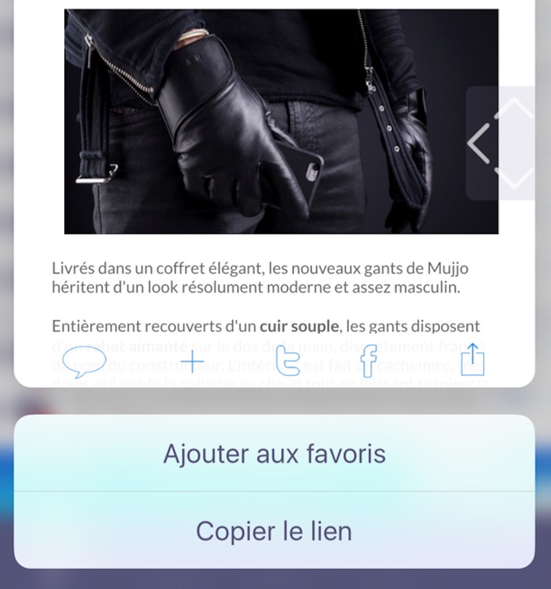 Illustration : Mac4Ever pour iPhone intègre 3D Touch et le partage natif !