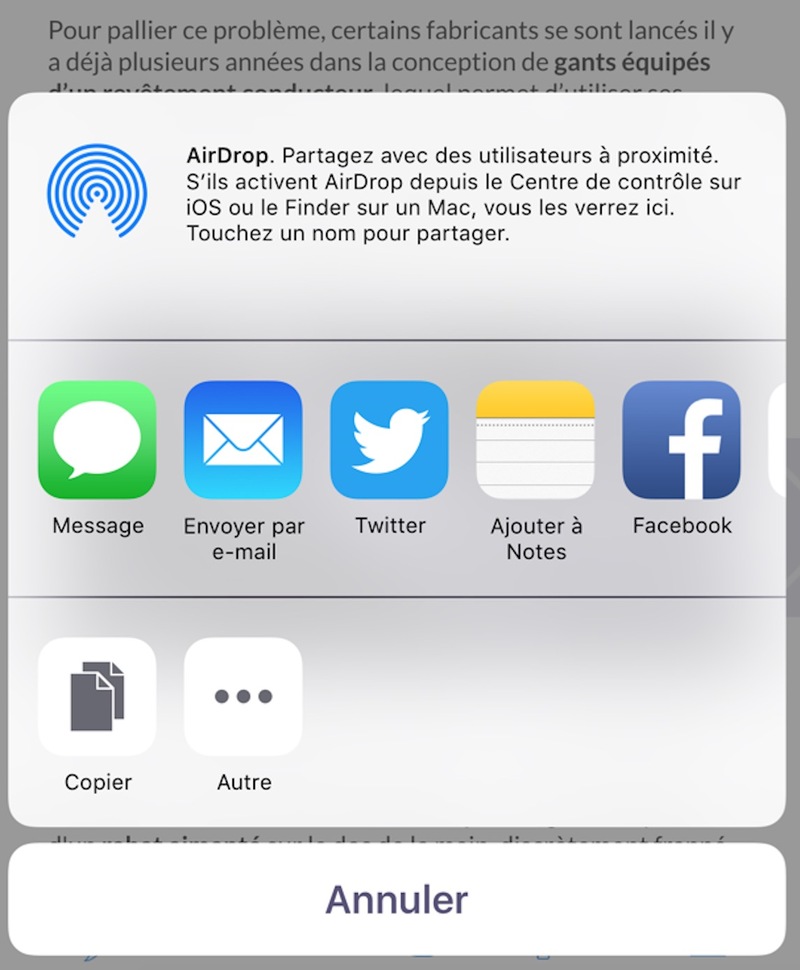 Illustration : Mac4Ever pour iPhone intègre 3D Touch et le partage natif !