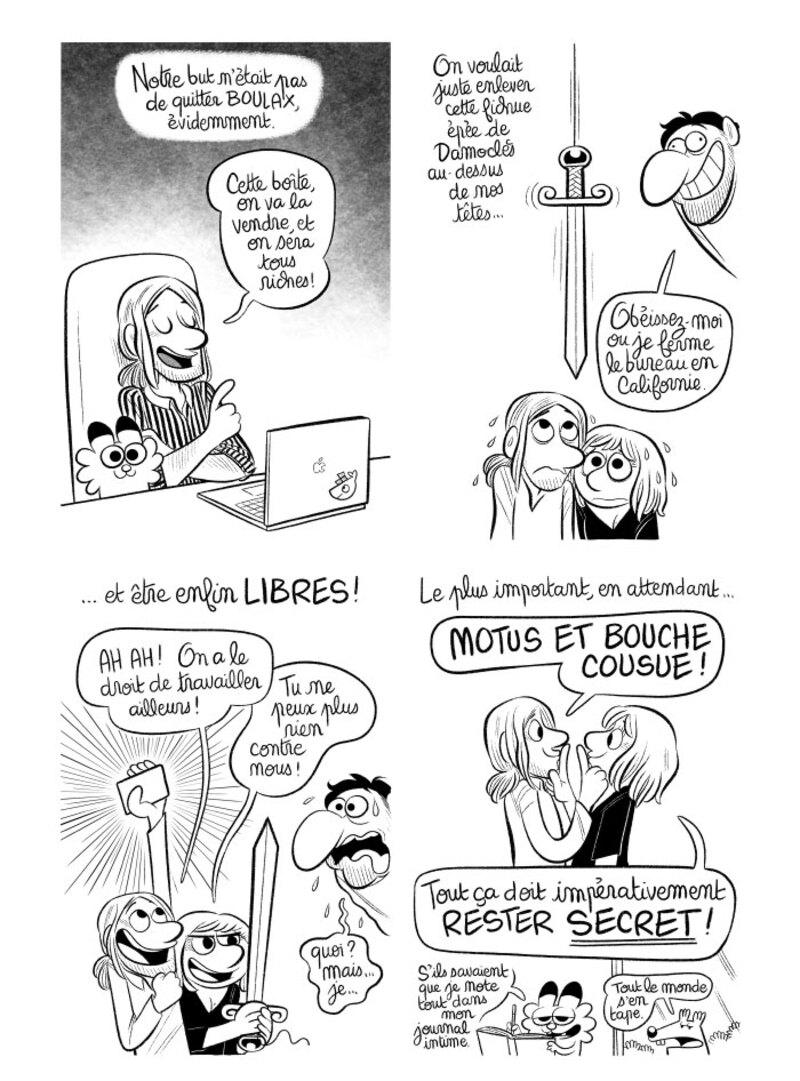 Illustration : BD : "J'ai créé ma startup iOS en Californie", par Laurel