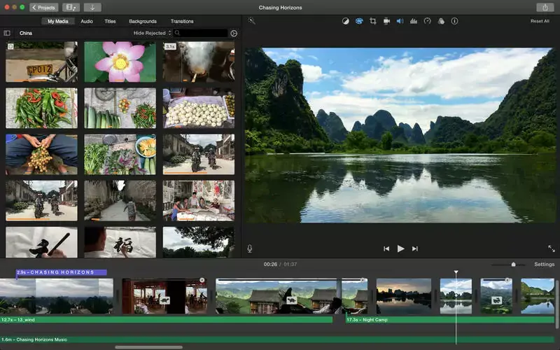 iMovie pour Mac est mis à jour en version 10.1.1