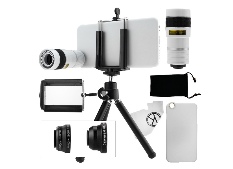 Illustration : Promos : housse iPad Pro, kit d'objectifs iPhone, coque iPad mini et chargeur nomade