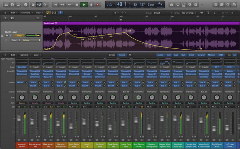 Illustration : Mise à jour de Logic Pro X en version 10.2.1