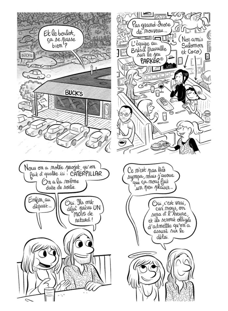 Illustration : BD : "J'ai créé ma startup iOS en Californie", par Laurel