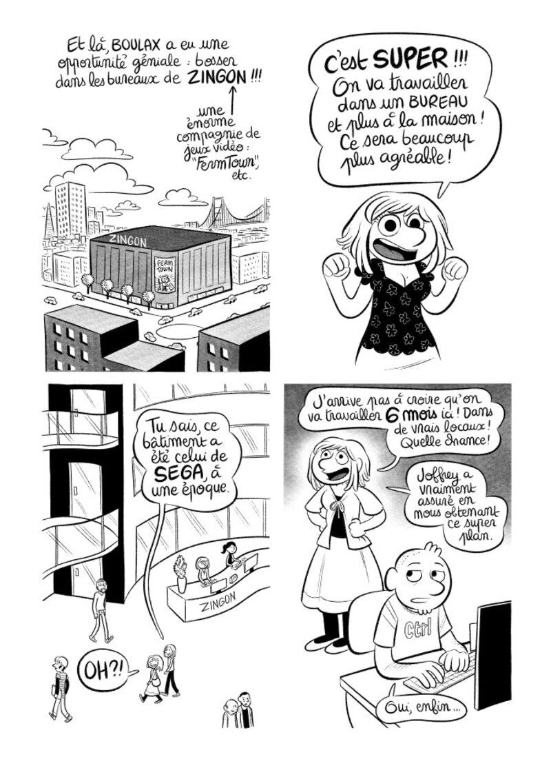 Illustration : BD : "J'ai créé ma startup iOS en Californie", par Laurel