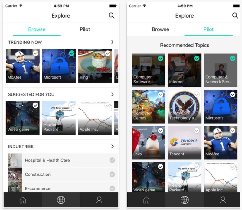 Illustration : Et Microsoft lance... une application de News "hyper pertinente"