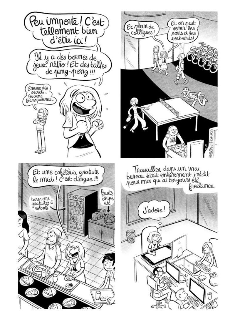 Illustration : BD : "J'ai créé ma startup iOS en Californie", par Laurel