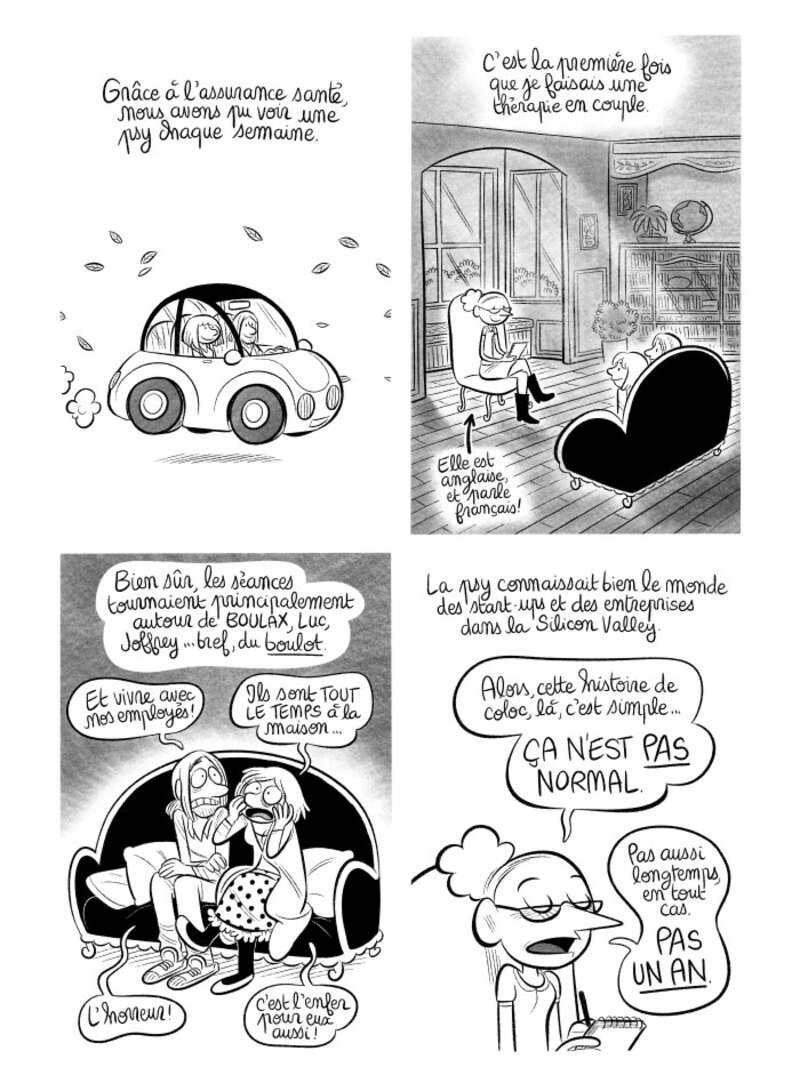 Illustration : BD : "J'ai créé ma startup iOS en Californie", par Laurel