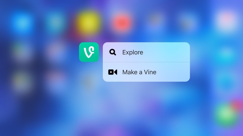 Illustration : Vine gagne des raccourcis 3D Touch et de nouvelles options de tri