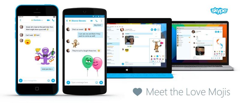 Illustration : Pour la St Valentin, Skype va proposer des emojis spéciaux créés par Paul McCartney