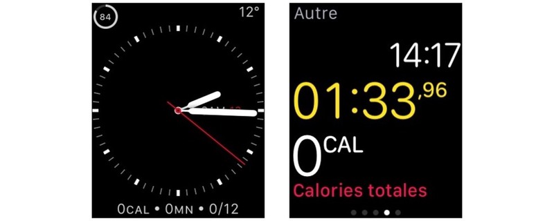Illustration : Astuce : si les cercles d'activité sont bloqués sur l'Apple Watch (watchOS 2.2 b3)
