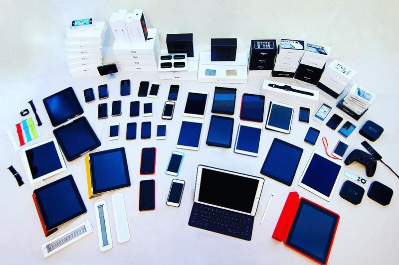 Illustration : L'image du jour : la famille mobile d'Apple (presque) au complet !